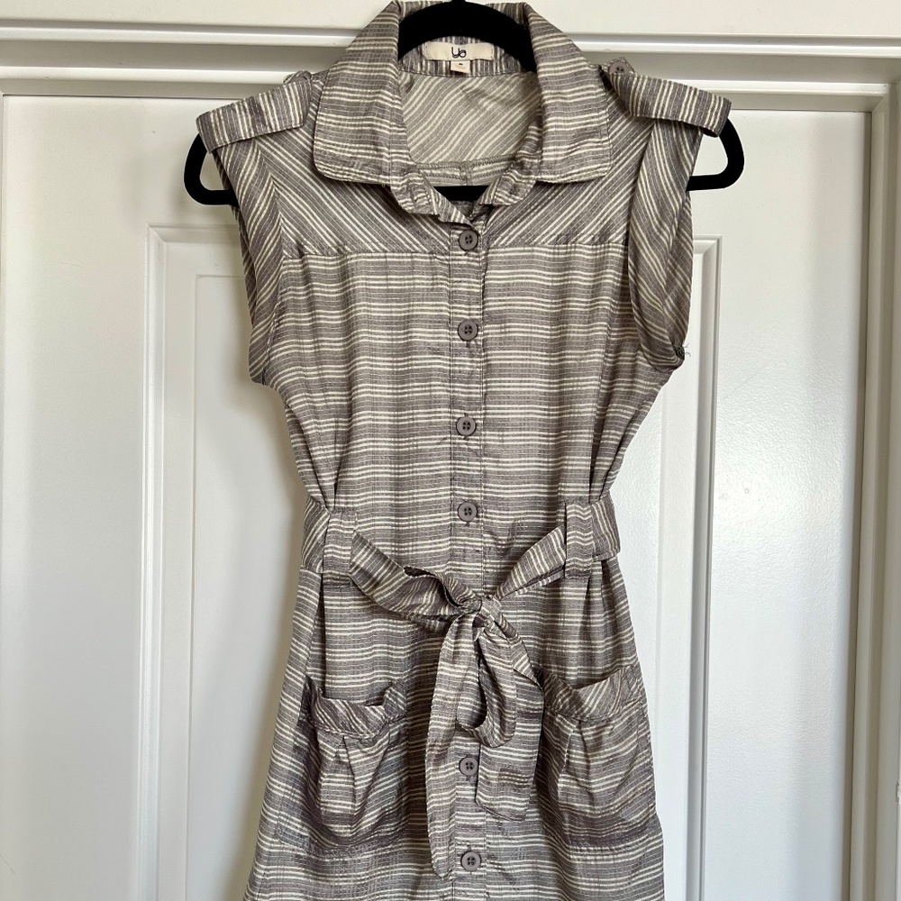YA Los Angeles Striped Shirt Dress